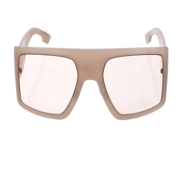 Christian Dior DiorSoLite1 Nude Oversized Shield Sunglasses - Picture 1 of 5